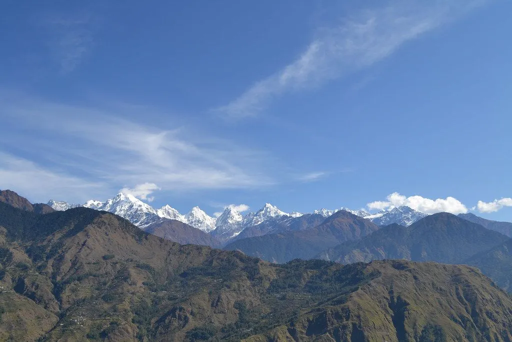 Delhi to Munsiyari scenic route